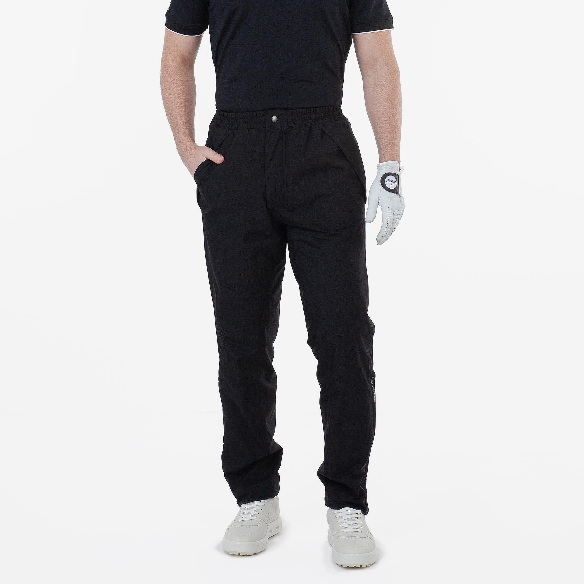 Galvin Green Aron Dryvr Gore-Tex Mens Waterproof Golf Trousers Black